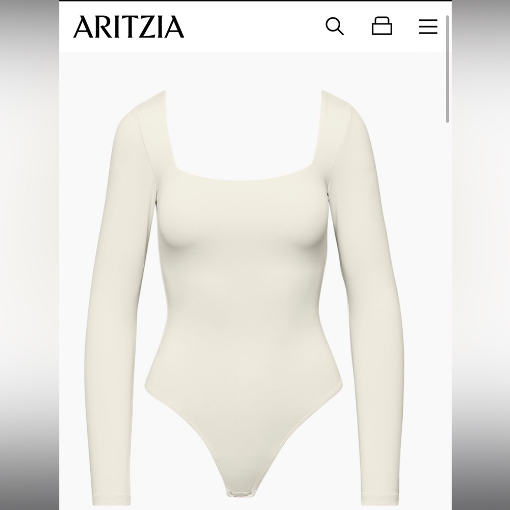 BRAND NEW w/ TAG Aritiza Contour Squareneck Longsleeve Bodysuit (DID NOT WEAR)!